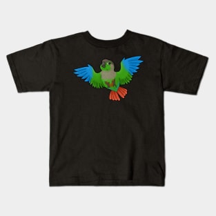 Greencheeked Conure Kids T-Shirt